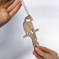 houten hangende decoraties