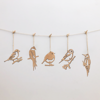 houten hangende decoraties