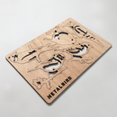 houten hangende decoraties