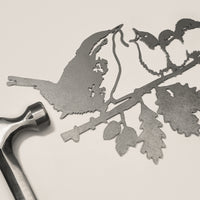 Winterkoninkje Met Jongen