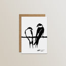 Metalbird-wenskaarten, 4 stuks