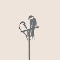 EEN PAAR ZWALUWEN PLANTENSTAK - 96CM